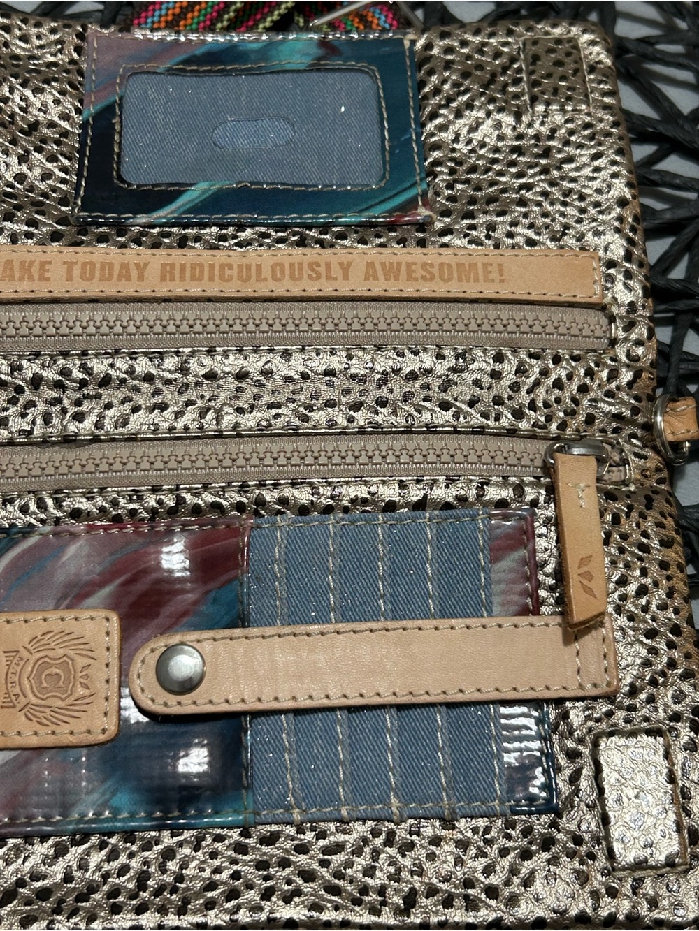 Consuela Wesley Uptown Metallic Crossbody Bag - Picture 10 of 10